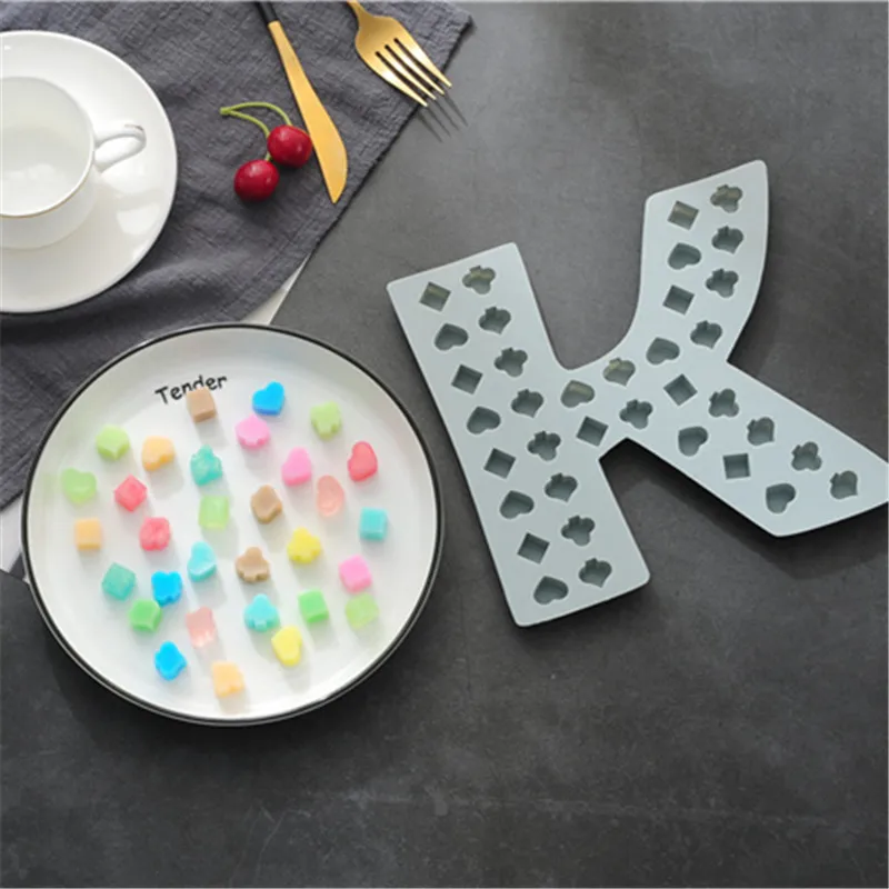 Креативные формы для конфет в покер JO LIFE силиконовые инструменты украшения