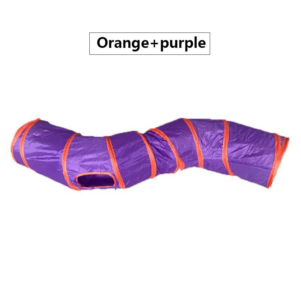 Лидер продаж S-образный складной туннель для домашних животных 3 цвета игрушка