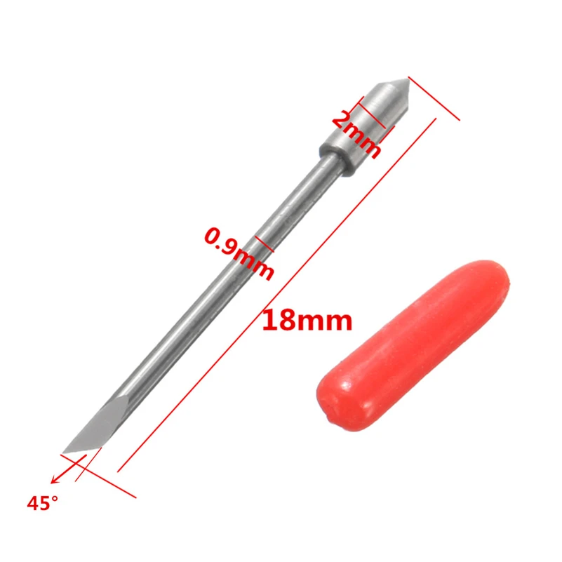 KZTech 15 шт. виниловый гравировальный станок лезвия ножа для CB09+ 1 шт. высокая твердость CB09U силуэт клинок Cameo держатель