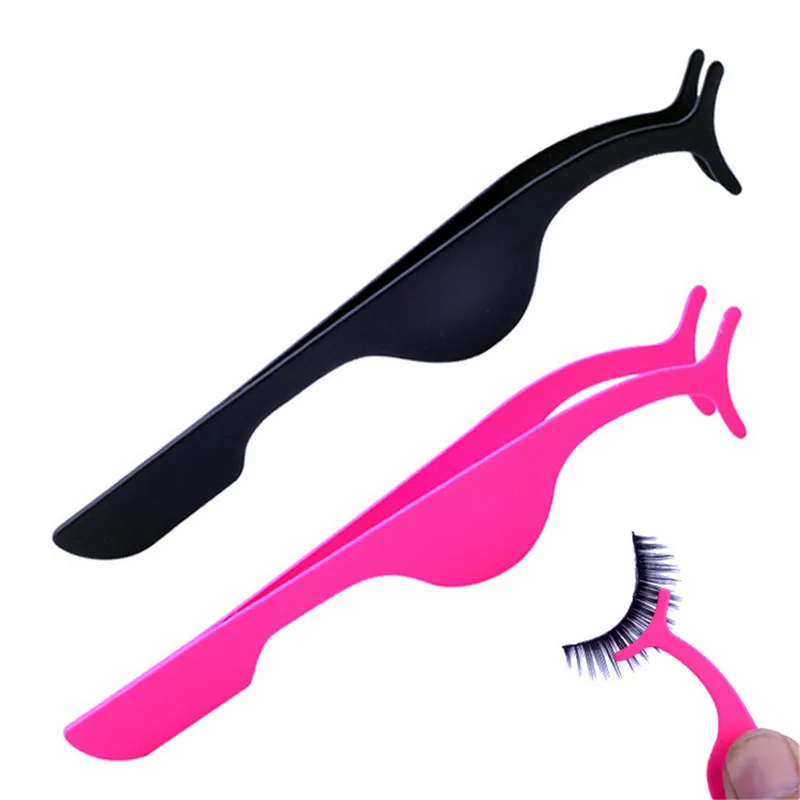 

1Pc Steel Stainless Makeup Auxiliary Tool False Eyelashes Fake Eye Lashes Clip Makeup Tools