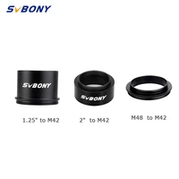 svbony telescope adapter 2 to m42 thread adapter t ring adapter m48 to m42 1 25 to m42 adapter