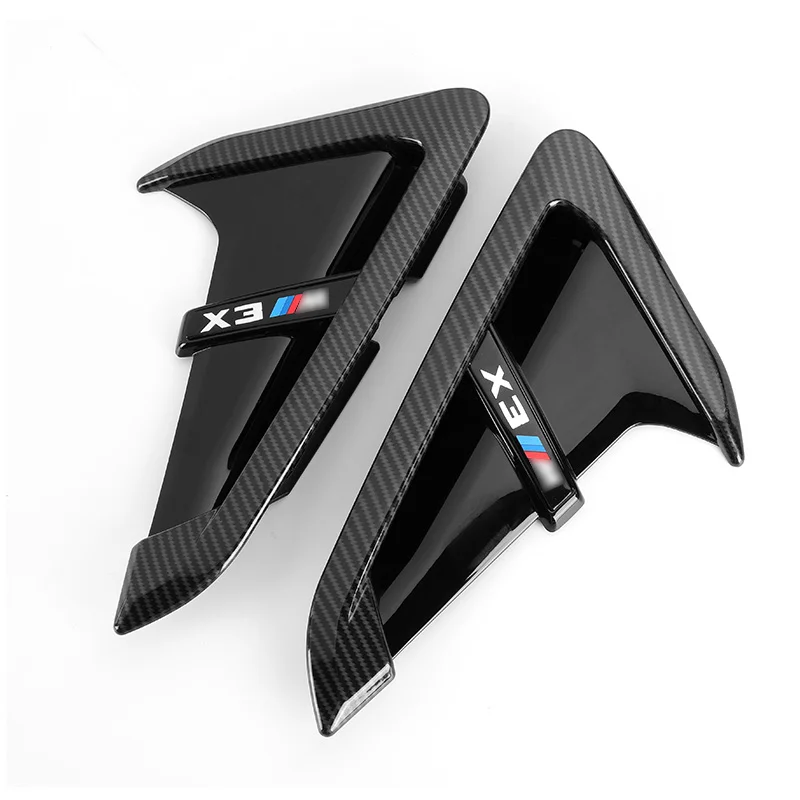 Для BMW X3 X4 G01 G02 G08 Shark Gills боковое крыло автомобиля 3D Строительные наклейки логотип