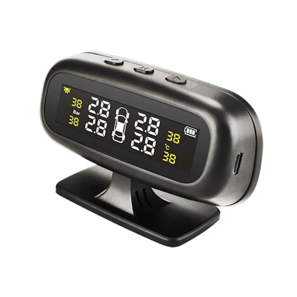 Стабильный монитор давления в шинах ПК датчик Tmps Система мониторинга черный ЖК