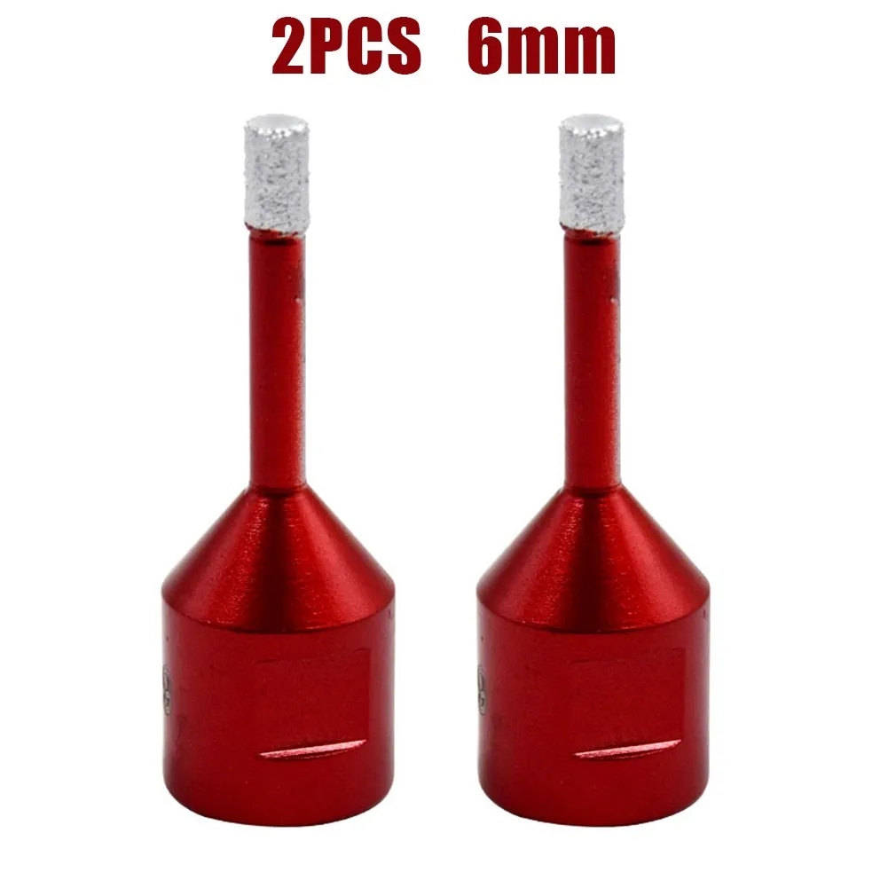 

Drill Brazing Glass Drill Bits Granite Porcelain Tile 2pcs 6mm Ceramic