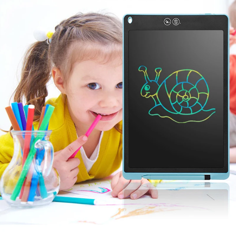 

12 Inches LCD Writing Drawing Tablet Montessori Educational Children Hand-painted Board Local Removal Kids Drawings Tablets Toys