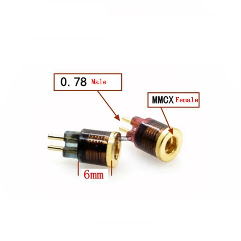 Paar Hoofdtelefoon штекер voor W4r UM3x 1964 Heir 10.A IEM8.0 IEM10.0 KZ zs5/zs3 0 78 мм Male naar MMCX Vrouwelijke конвертер