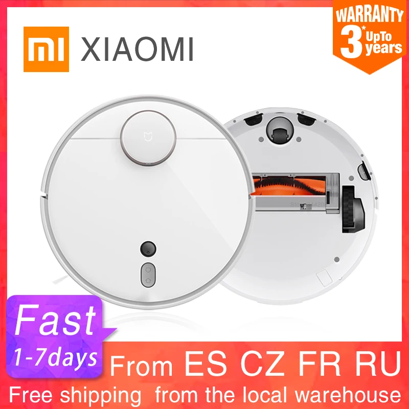XIAOMI MIJIA Mi робот-пылесос 1S 2 для дома, автоматическая чистка пыли, стерилизация, циклонное всасывание, Wi-Fi приложение, смарт-планируемый RC