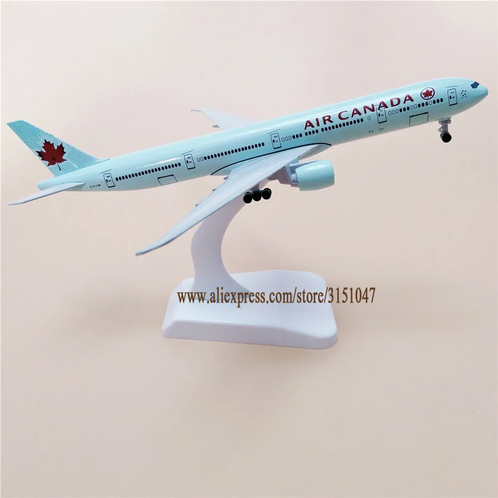 19cm Air Canada Airlines Boeing 777 B777 Airways Airplane Model Alloy Metal Plane Diecast Aircraft Gift |