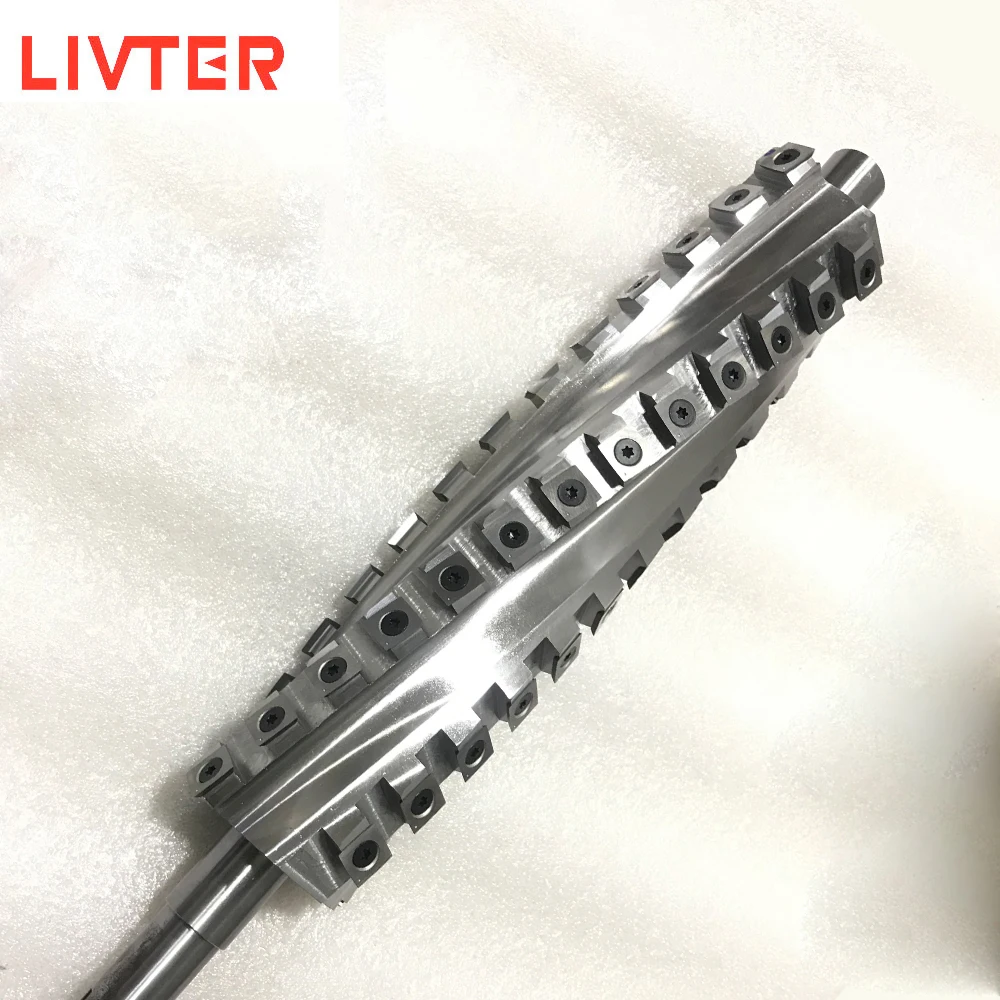 売る LIVTER カスタマイズ軽切削ヘリカッターヘッド変更可能超硬ブレード目地棒かんな機械部品