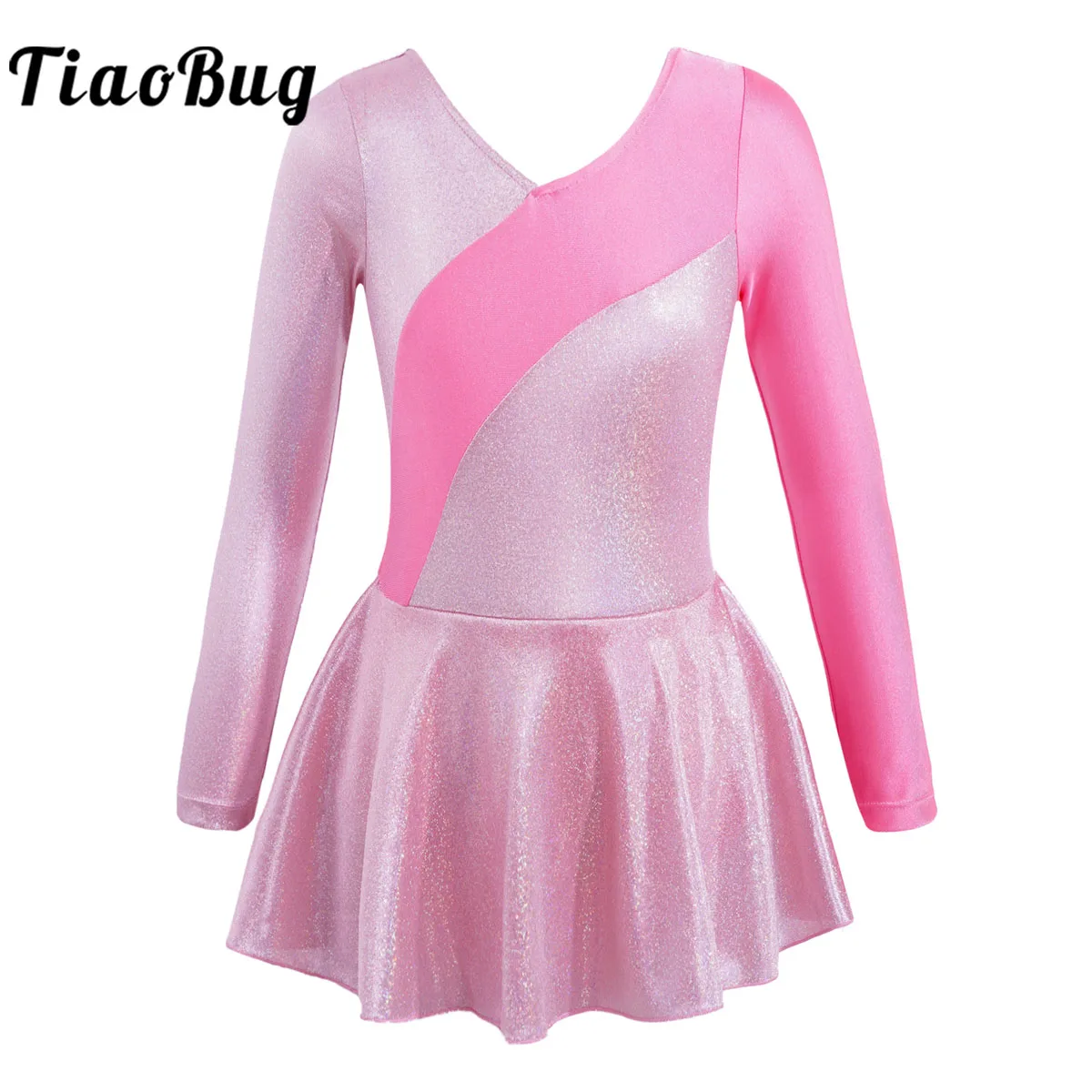 Детское блестящее платье с длинным рукавом для девочек | Тематическая одежда и