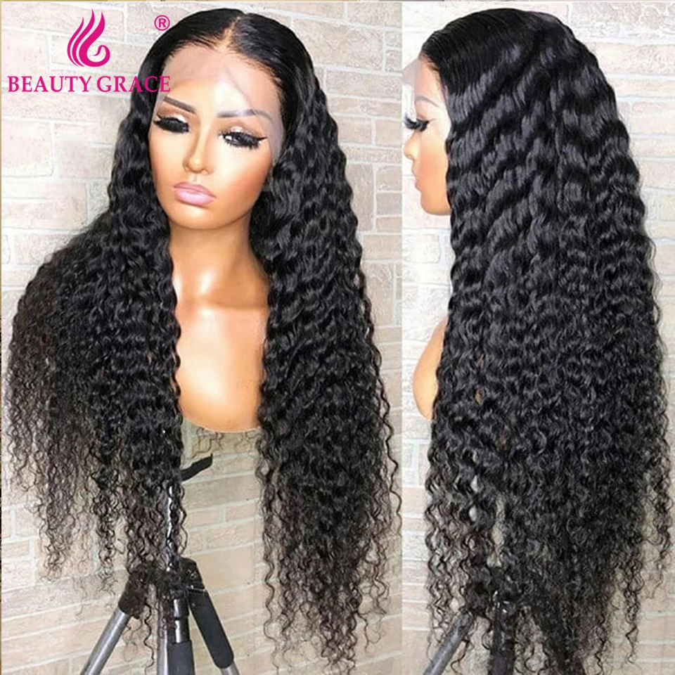 Парик женский из натуральных бразильских волос 30 дюймов без клея | Шиньоны и