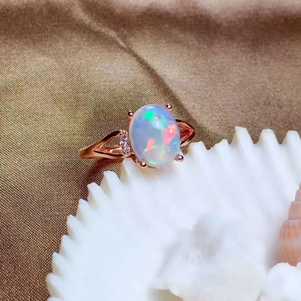 Стихийных бедствий и настоящий опал кольцо опалдрагоценного камня Классический