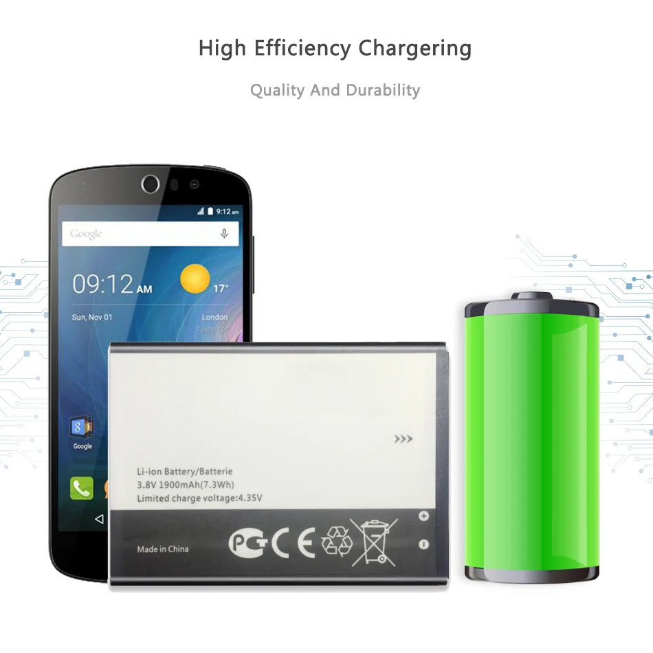 TLi019B2 For Alcatel One Touch POP C7 OT-7041 7041D Dual CAB1900003C2 1900mAh Cell Phone Battery | Мобильные телефоны и