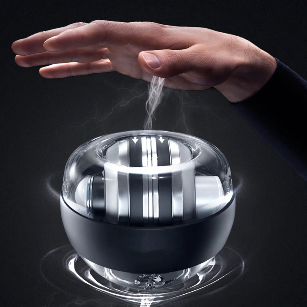 Светодиодный тренажер для запястья расслабляющий шар на гироскопе рук с