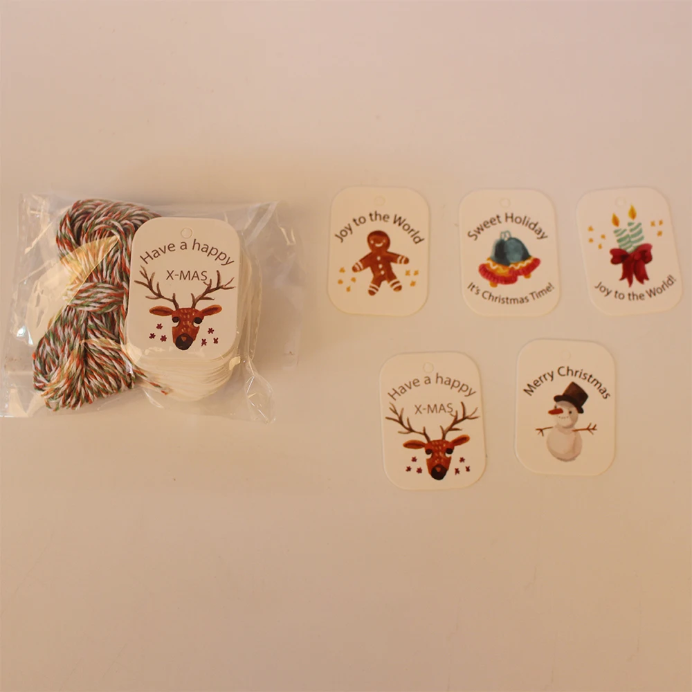 Рождественские Подвески 2020 ярлыки для украшения цветочных и ароматических сумок