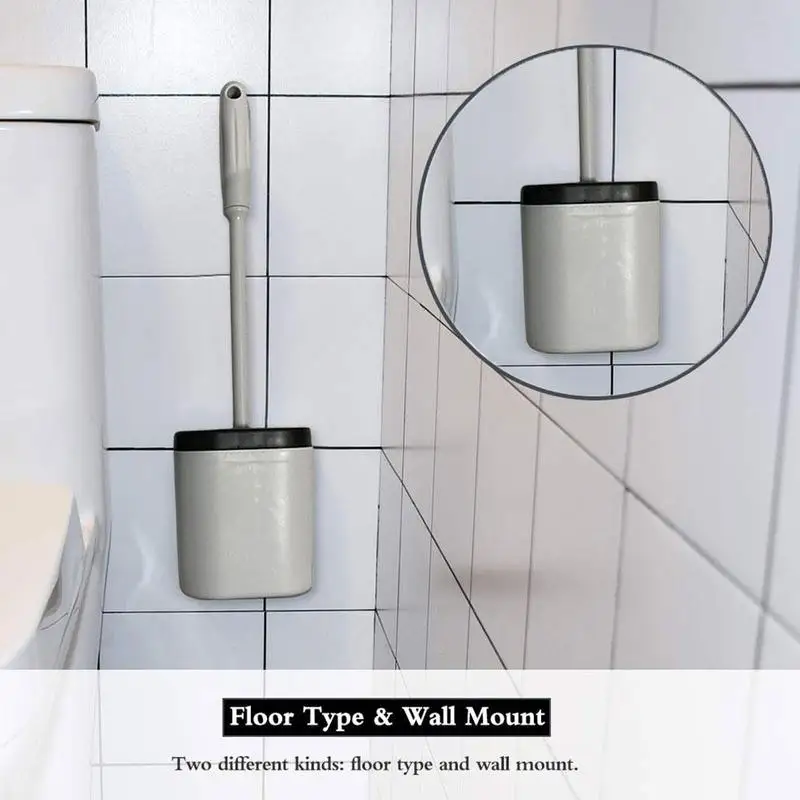 Новая креативная Новинка Силиконовая щетка для унитаза U образная настенного