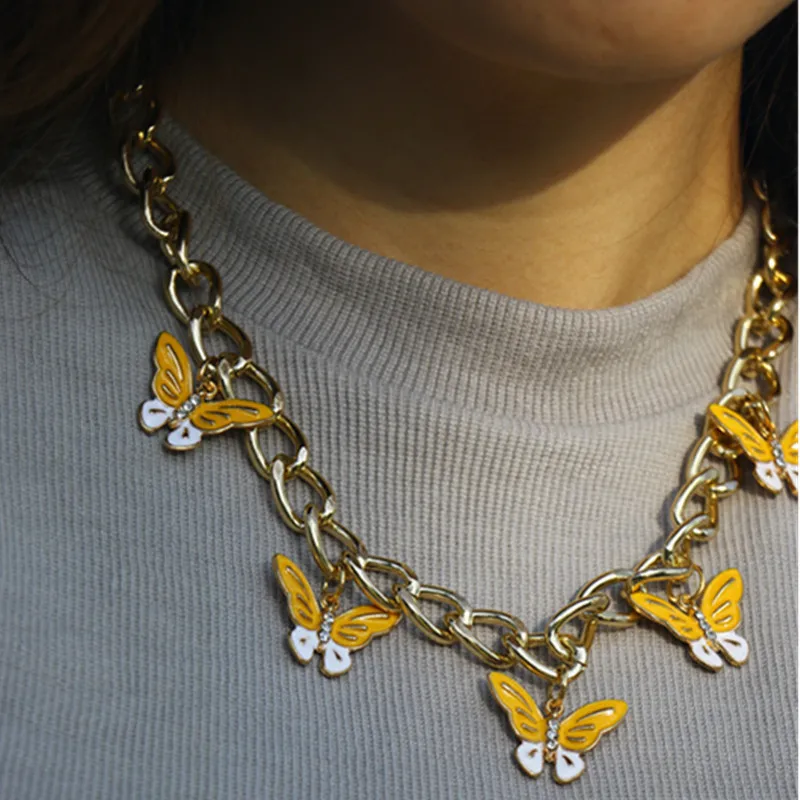 Женское короткое ожерелье в готическом стиле богемное Золотое колье-чокер с