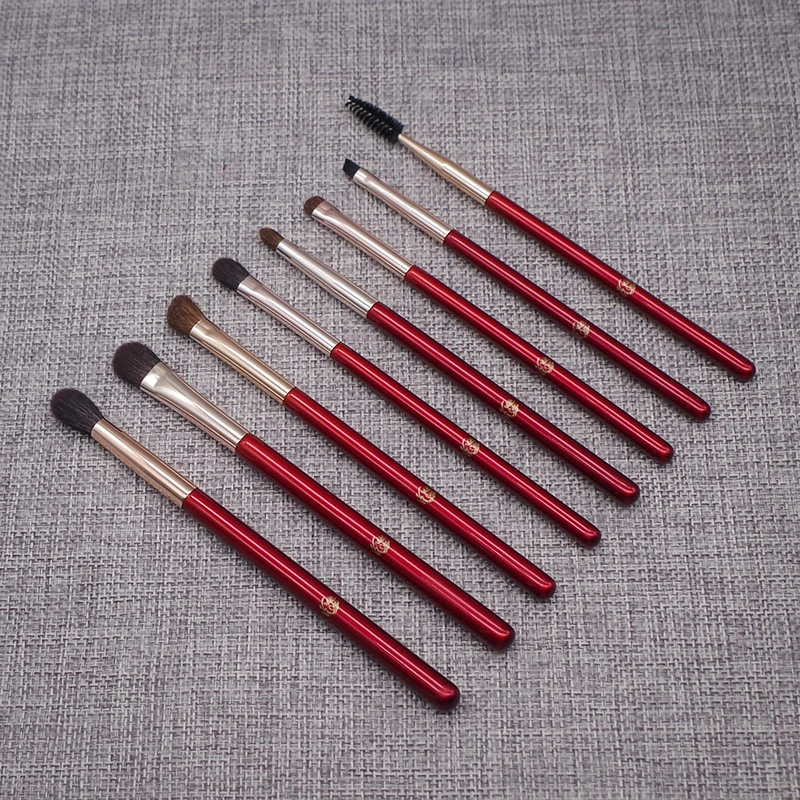 Набор профессиональных кистей для макияжа ручной работы 8 шт. кисти растушевки