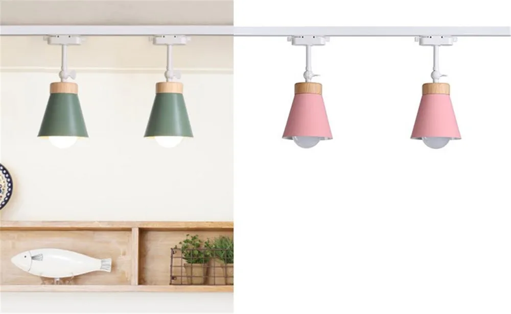 Lâmpada de Led com Trilho Holofotes de Teto com Iluminação Lâmpada com Rastreamento para Loja de Roupas E27 Led 9 Luzes e Iluminação