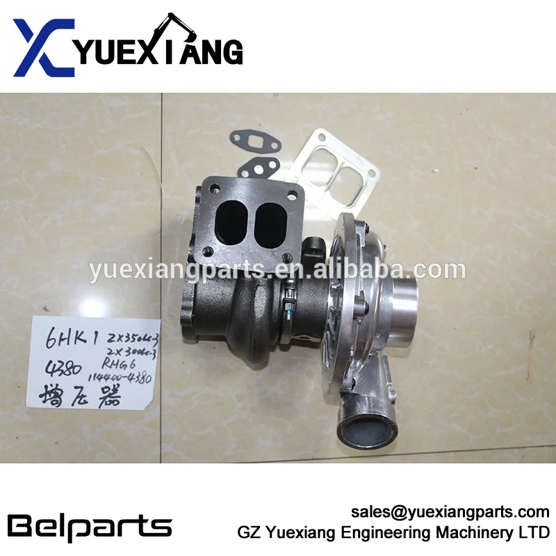 

ZX350 Excavator accessories 114400-4420 114400-4380 6HK1 engine 88mm assembly turbocharger