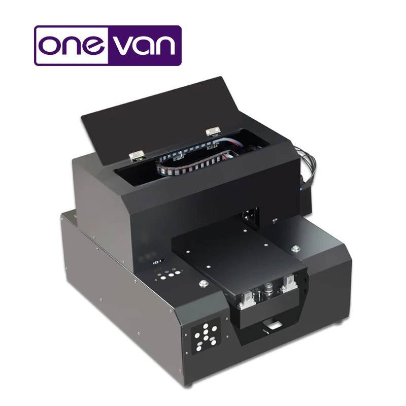 Маленький УФ принтер пьезоструйная технология печатающей головки Epson возможна