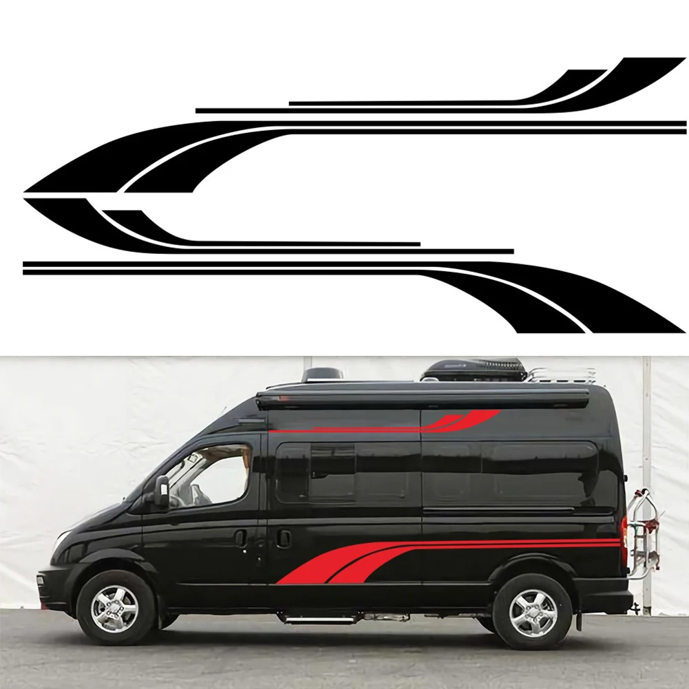 

1 Set Car Sticker For Car Camper Decal Stickers Auto Body Stripe Decals Decorative Accessories Car Vinyl Decal Large Size