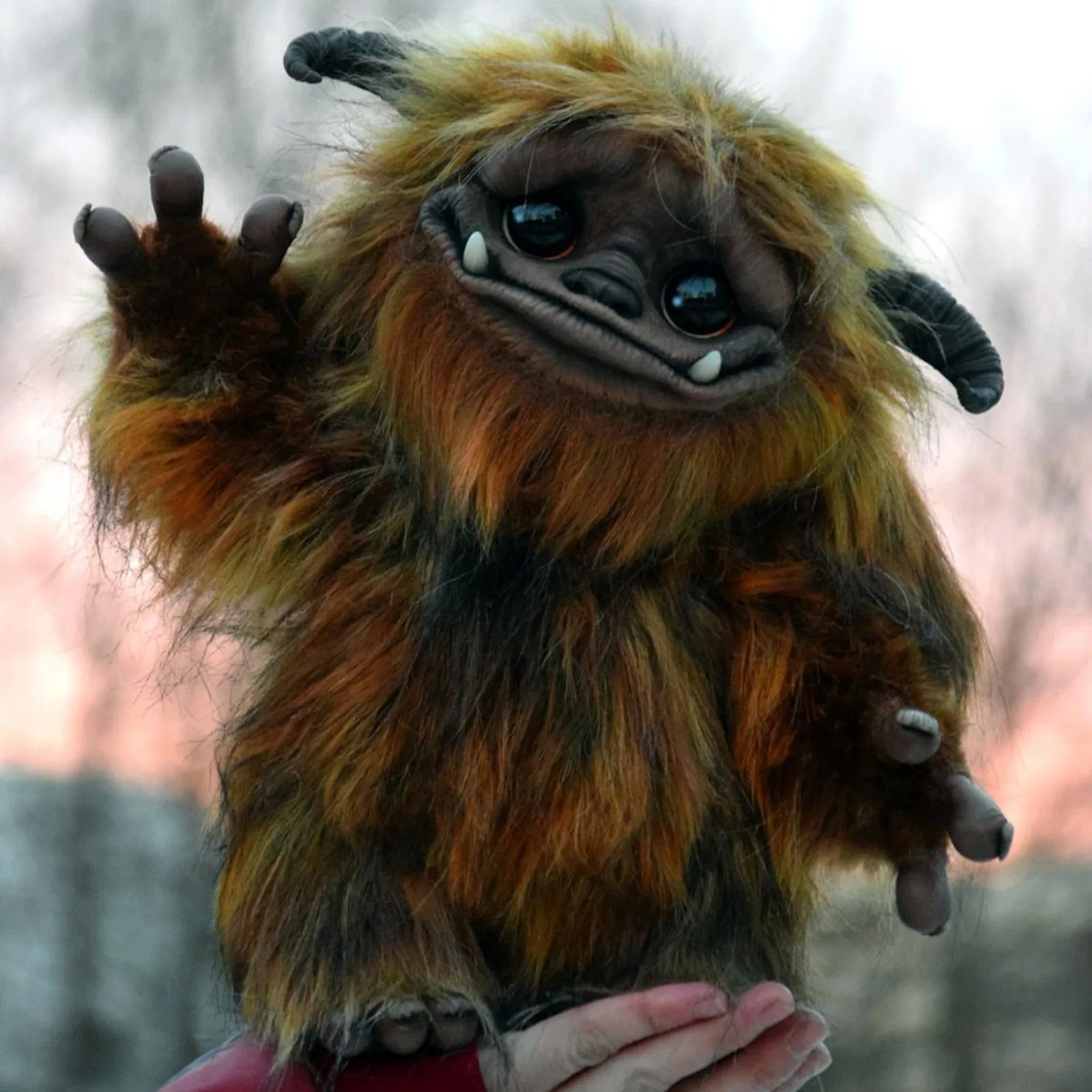 Забавный подарок плюшевая кукла червь из лабиринта Falkor невечной истории фуккур