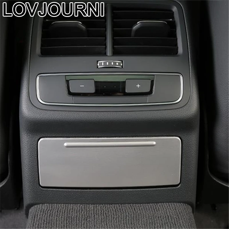 Car Window Lighter Panel Interior Decorative Chromium Automobile Sticker Strip Bright Sequins Trim Covers 17 18 19 FOR Audi A4L |