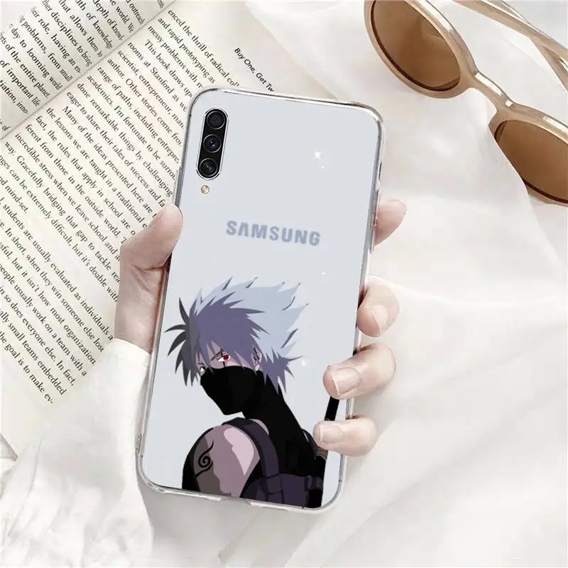 

Kakashi Naruto Phone Case Transparent For Samsung Galaxy A71 A21s S8 S9 S10 plus note 20 ultra