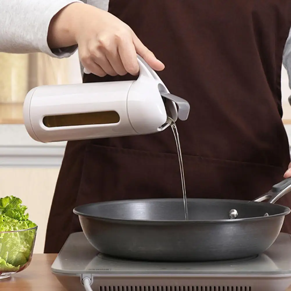 

Бутылка для масла 320 мл, вместительная стеклянная бутылка для оливкового масла из АБС-пластика с автоматическим открыванием, принадлежност...