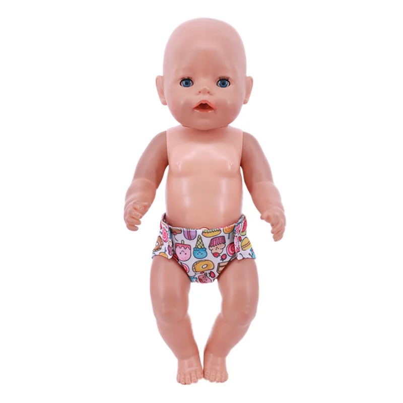 Doll Diapers Cute Underwear Animal Fruit Print For 18 Inch American Girls &amp 43 cm Panty Accessories | Игрушки и хобби