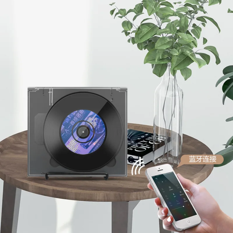 Bluetooth CD плеер с объемным звуком FM радио USB MP3 дисков портативный музыкальный