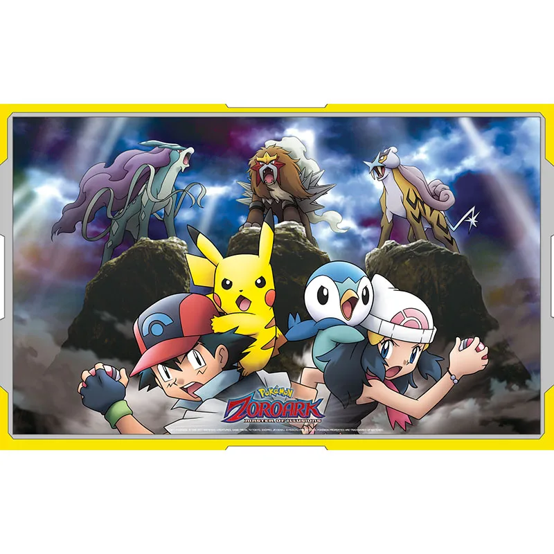Игровой коврик Takara Tomy с покемоном для мыши игрушки Piplup Pikachu Dawn Ash Ketchum Zoroark большие