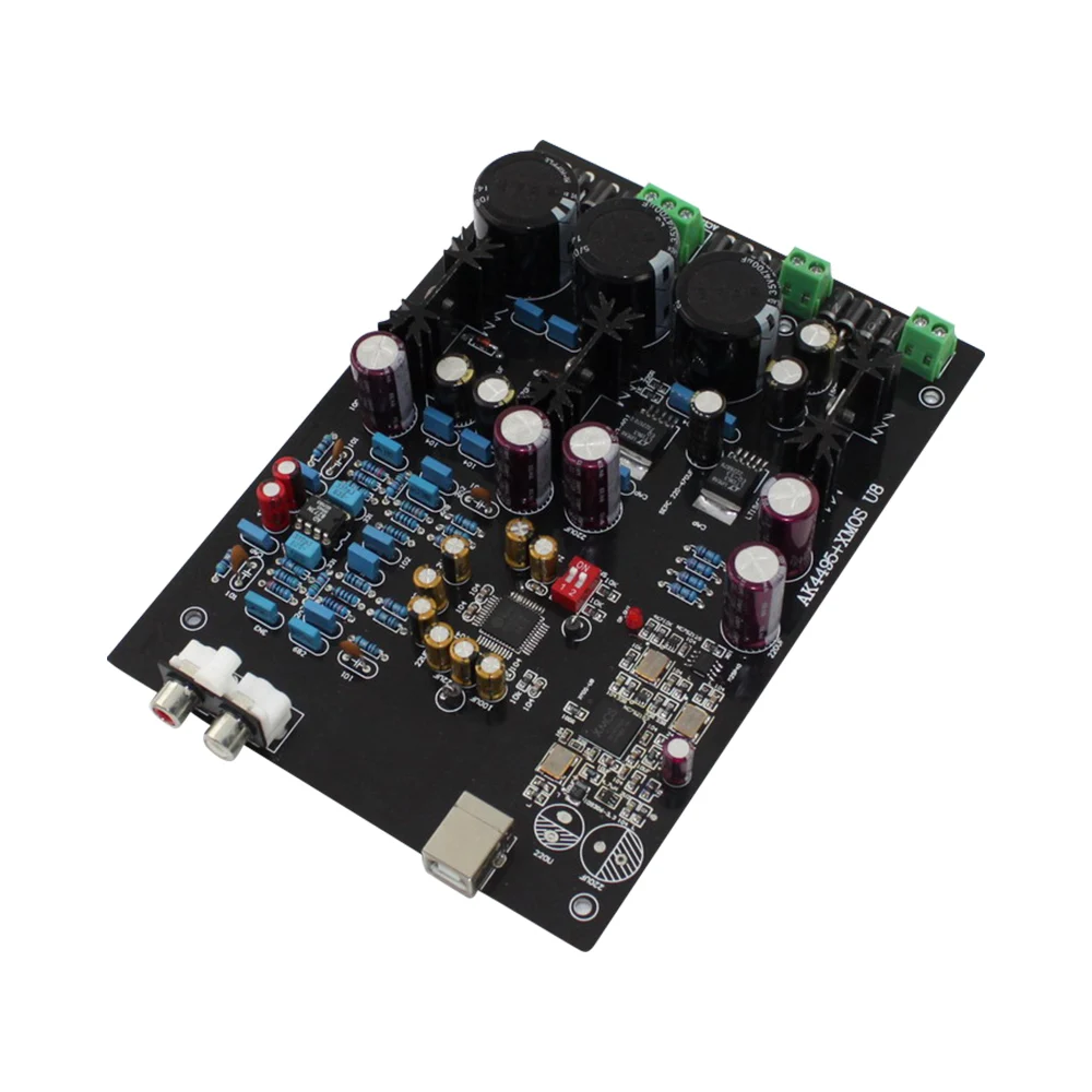 AIYIMA XMOS U8 AK4495SEQ USB декодер аудио Плата AD827 LT1963 USB DAC Поддержка 32 бит 768K динамик усилитель домашний кинотеатр DIY