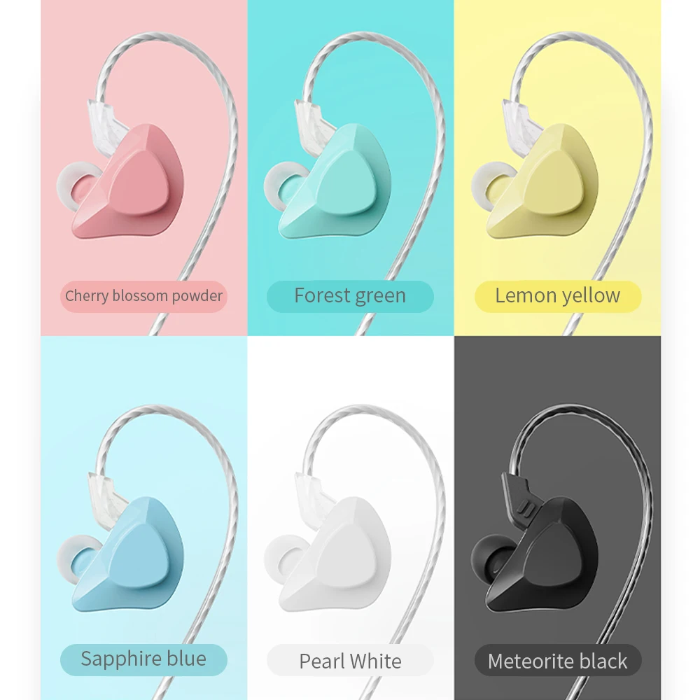

New 3.5mm Wired Headphones Bass Stereo Earphones Sport Earphone with Microphone Noise Reduction Earbuds for Xiaomi Huawei iPhone