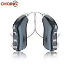 Портативный цифровой 12-канальный перезаряжаемый слуховой аппарат, усилитель звука, голосовой усилитель за ухом для пожилых людей, слуховой аппарат для ухода за ушами