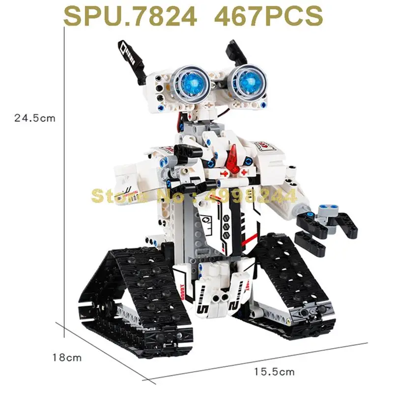 Fc9001 467pcs Technology App Steam Programming Rc Tracked Robot Intelligent Building Blocks Toy | Игрушки и хобби