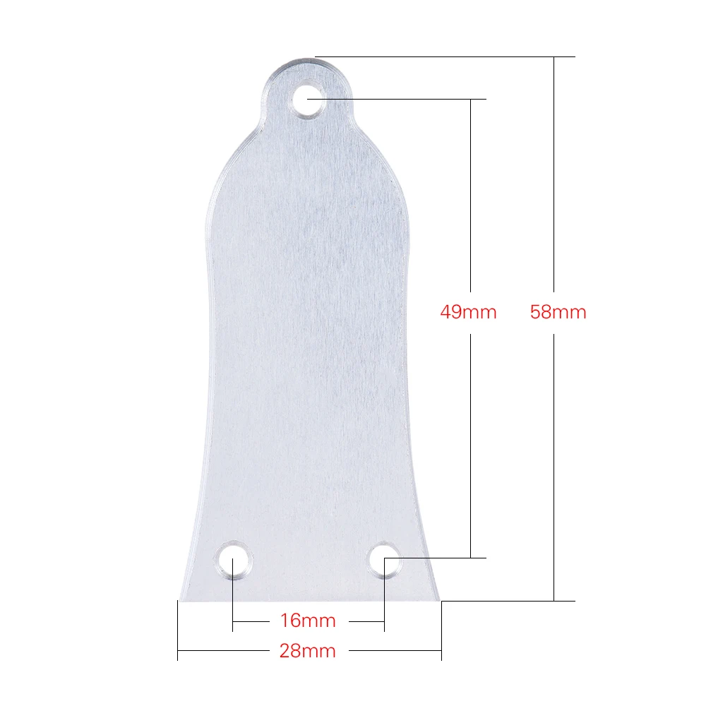 Крышка стержня из алюминиевого сплава с 3 отверстиями в форме колокольчика для Les