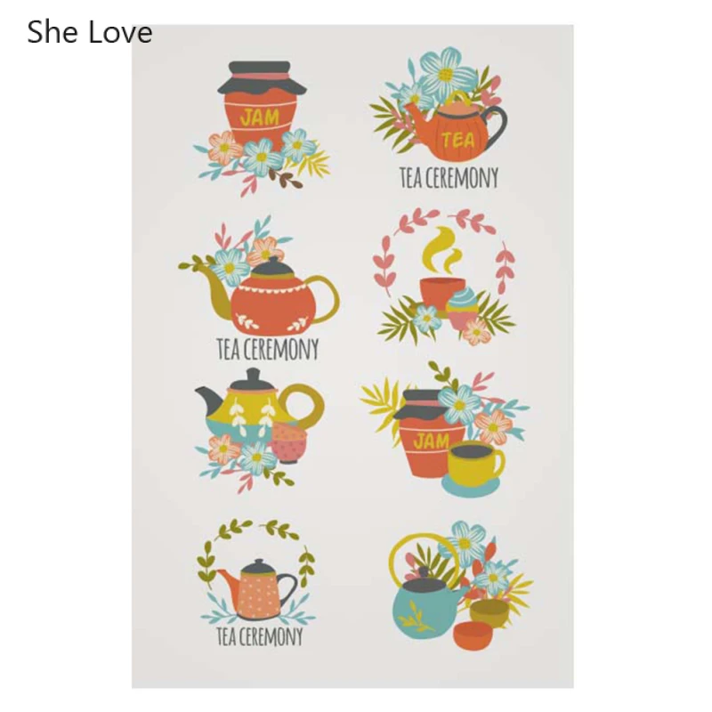 Chzimad день рождения чая печатные бумажные Переводные наклейки для DIY скрапбукинга