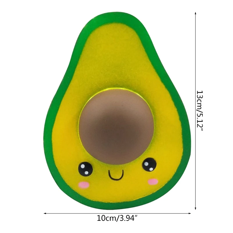 

1Pc Cartoon Squishy Rebound Simulation Chocolate Pinch Toy, Soft Avocado Decompression Toy for Kids Toddlers or Adults