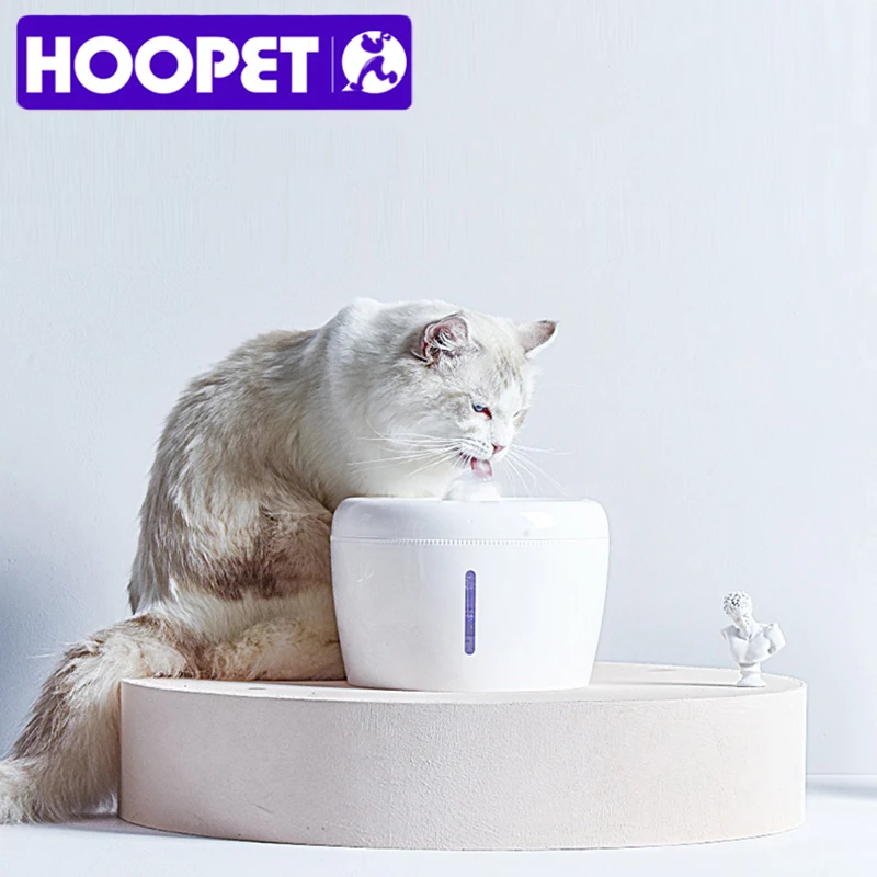 HOOPET Автоматическая миска с фонтаном для кошек и собак диспенсер питьевой воды