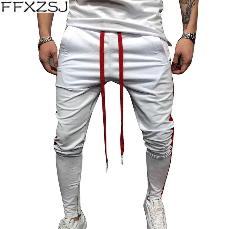 

FFXZSJ 2019 New Men Pants Gyms Sweatpant Hip Hop Sportswear Fitness Joggers Trousers Men Streetwear Track Pants Pantalon Hombre