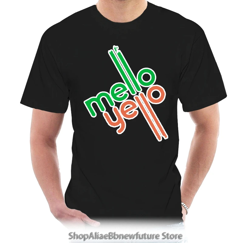 

T Shirt Mellow Yellow Citrus Lemon Lime Soda Pop Brand Logo Drink 6383Y