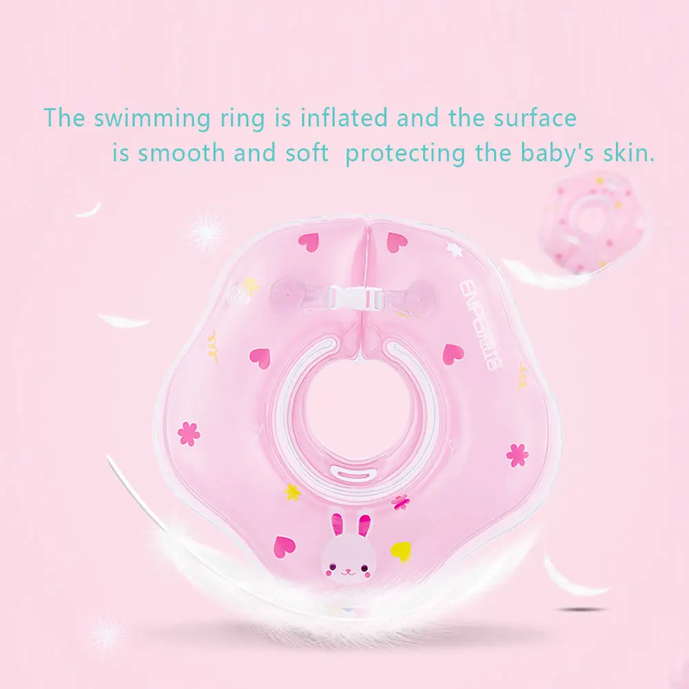 Детское надувное кольцо для купания на шею из ПВХ новорожденных аксессуары в