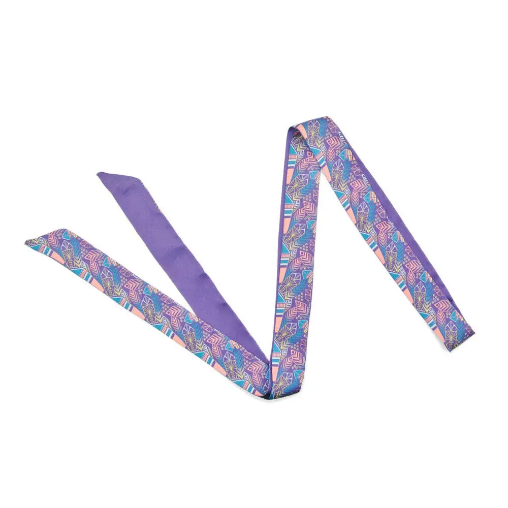 63 &quotЖенская Длинная тонкая тесемка шарф Атласный Галстук пояс с бантом шейный