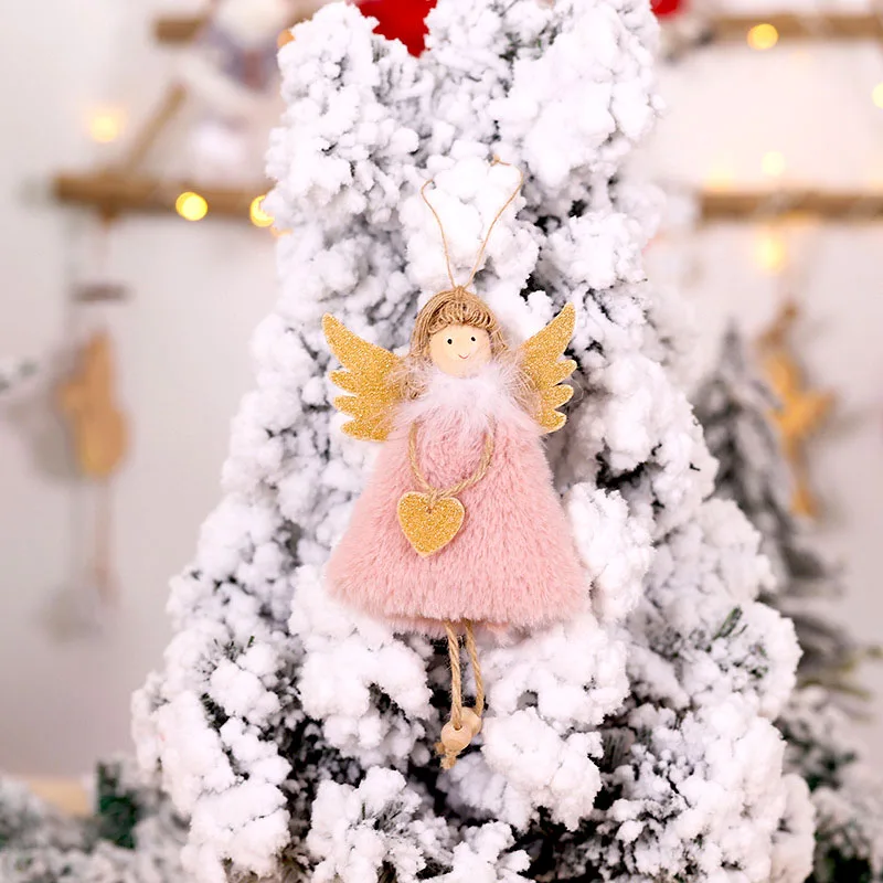 2020 подвесная кукла Ангел DIY рождественские украшения для дома Рождественские