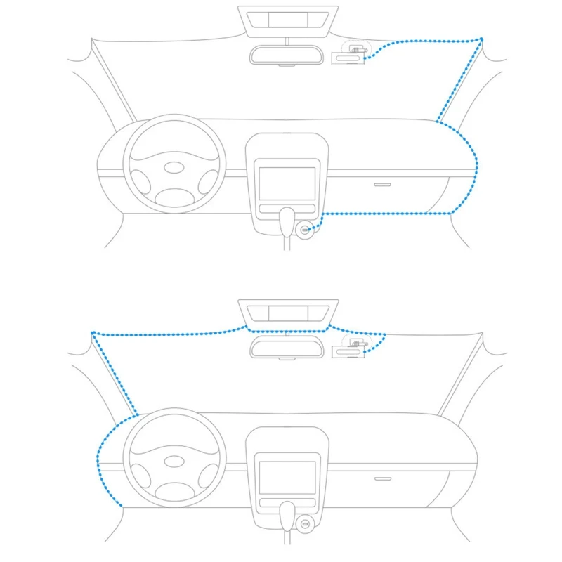 Автомобильный скрытый мини-видеорегистратор с Wi-Fi циклическая запись мониторинг