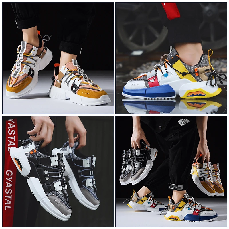 

New Breathable Men Shoes Fashion High Quality Male Running Sneakers Men Trend Zapatillas Hombre Mesh Outdoor Sport Jogging Shoes