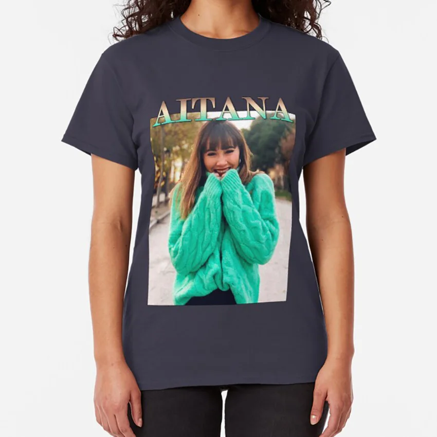 AITANA футболка aitana oca?a aitanax трейлер альбом диск Ретро 80s 80 ot|Мужские футболки| |