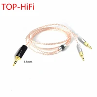 top hifi 3 56 352 54 4mmxlr balanced 8 core 7n occ silver plated upgrade cable for hd700 m1060 m1060c headphone